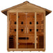 Golden Designs Gargellen Hybrid Outdoor Sauna GDI-8125-01 front view