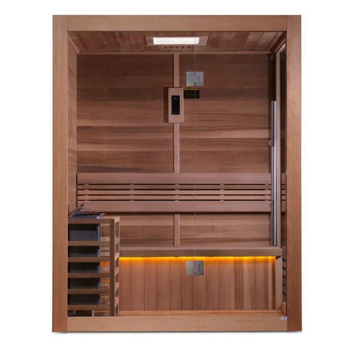 Golden Designs Hanko Edition Traditional Sauna GDI-7202-01 front view