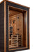 Golden Designs Karlstad Hybrid Outdoor Sauna GDI-8226-01 front door angle view