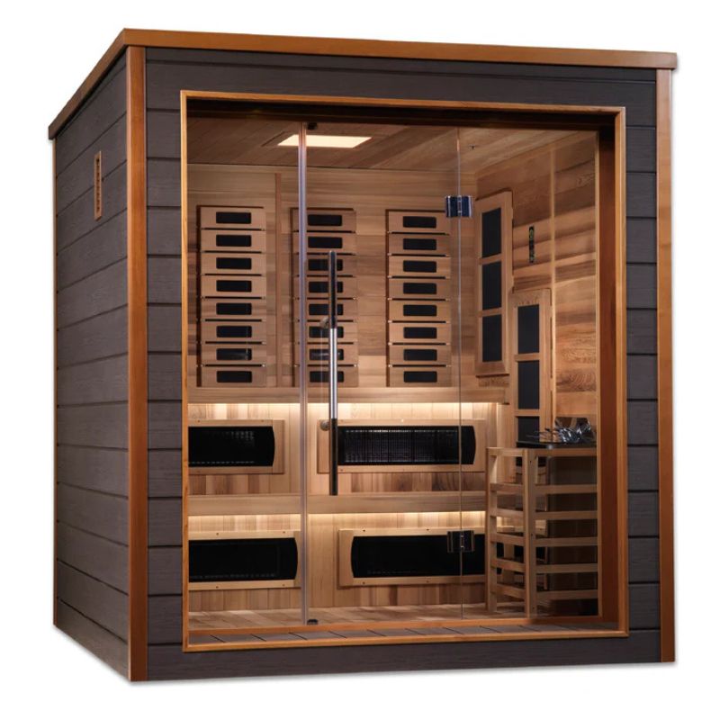 Golden Designs Karlstad 6‑Person Hybrid Sauna GDI-8226-01
