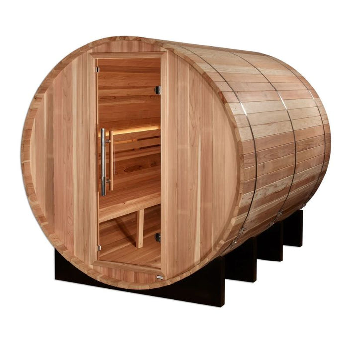 Golden Designs Klosters 6-Person Barrel Traditional Sauna GDI-B006-01
