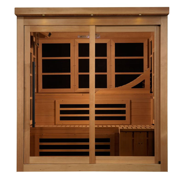 Golden Designs Monaco Limited Near Zero EMF Sauna GDI-6996-02 front view