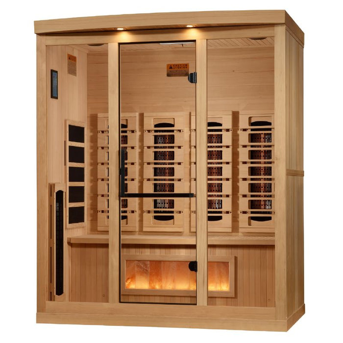 Golden Designs Near Zero EMF Sauna GDI-8040-03 front view