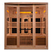 Golden Designs Near Zero EMF Sauna GDI-8260-01 front glass door view