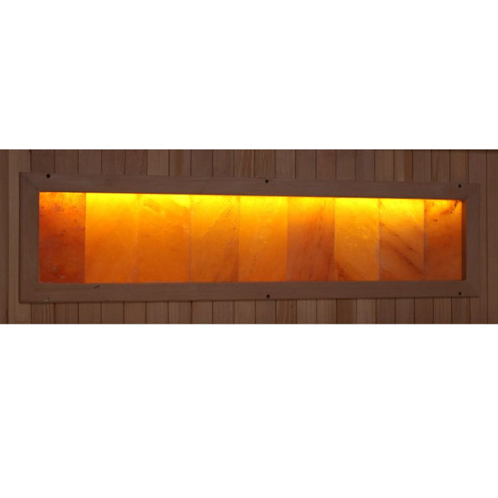 Golden Designs Near Zero EMF Sauna GDI-8260-01 himalayan salt bar