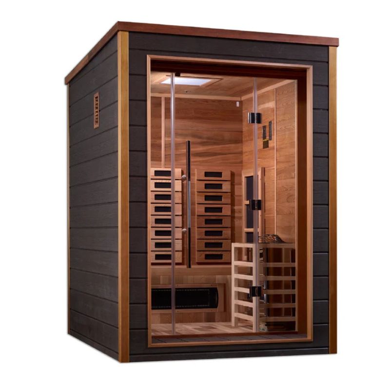 Golden Designs Nora 2‑Person Hybrid Sauna GDI-8222-01