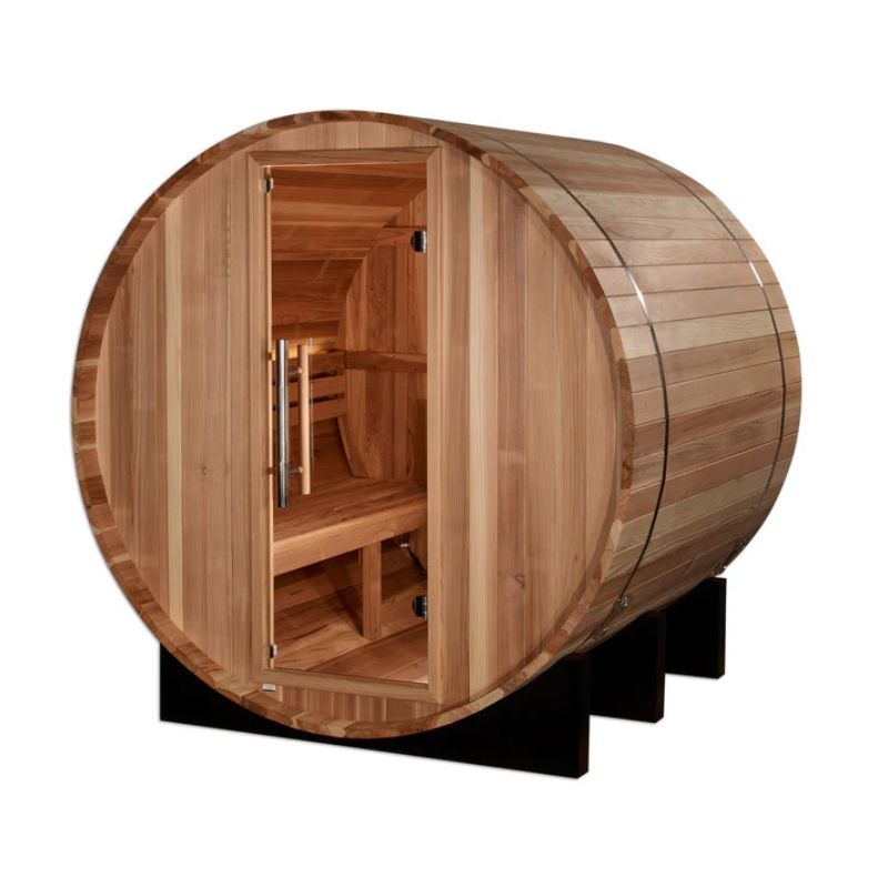 Golden Designs St. Moritz 2-Person Barrel Traditional Sauna