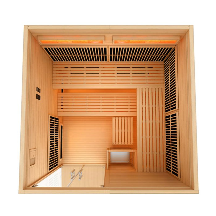 Golden Designs Toledo Hybrid Sauna GDI-8360-01 interior top view