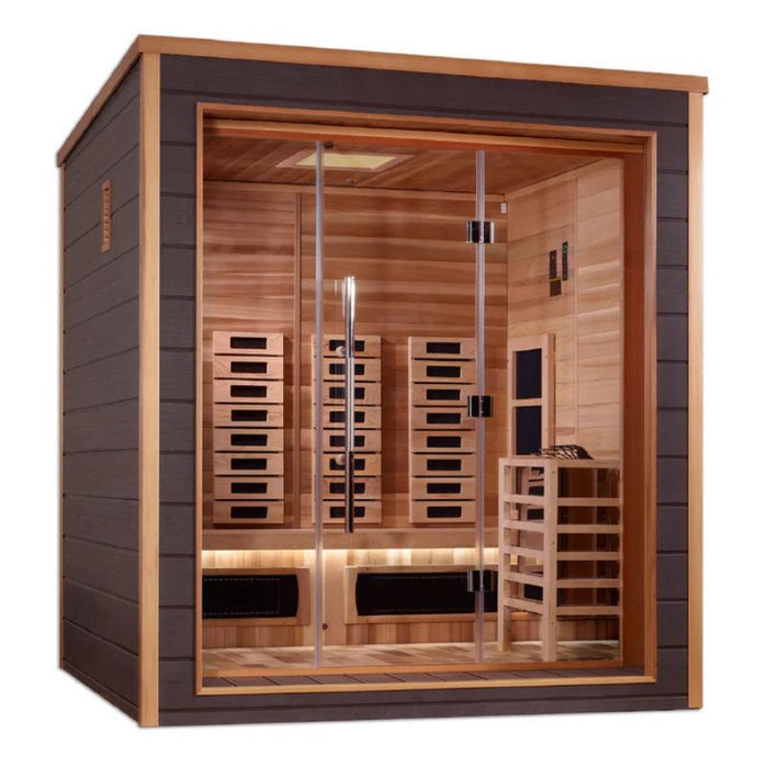 Golden Designs Visby Hybrid Outdoor Sauna GDI-8223-01