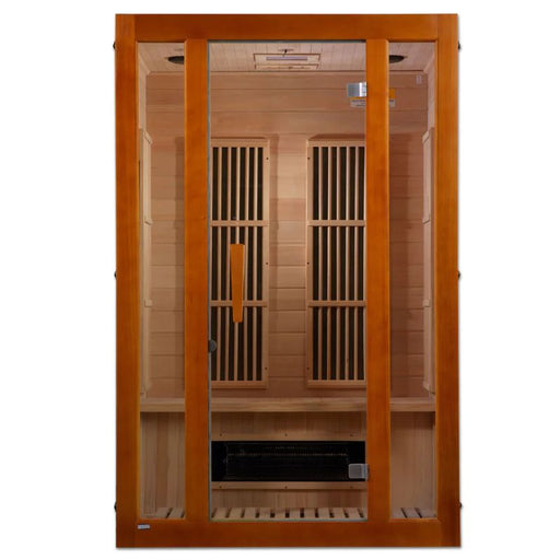 Maxxus 2-Person Low EMF Infrared Sauna MX-J206-02S front view