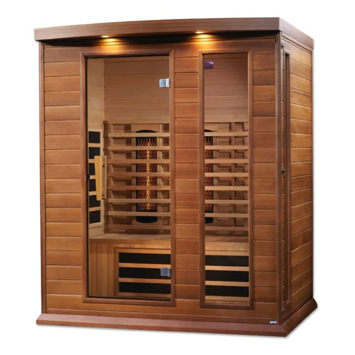 Maxxus Full Spectrum Sauna MX-M306-01-FS CED exterior front angle view