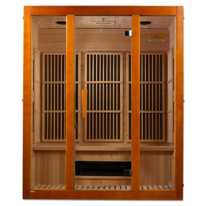 Maxxus Low EMF Infrared Sauna MX-J306-02S front exterior view