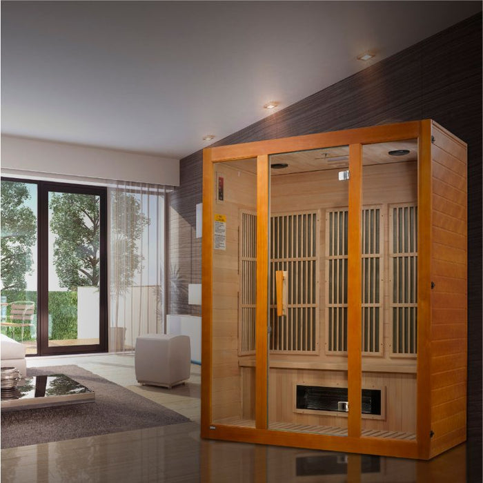 Maxxus Low EMF Infrared Sauna MX-J306-02S lifestyle room view