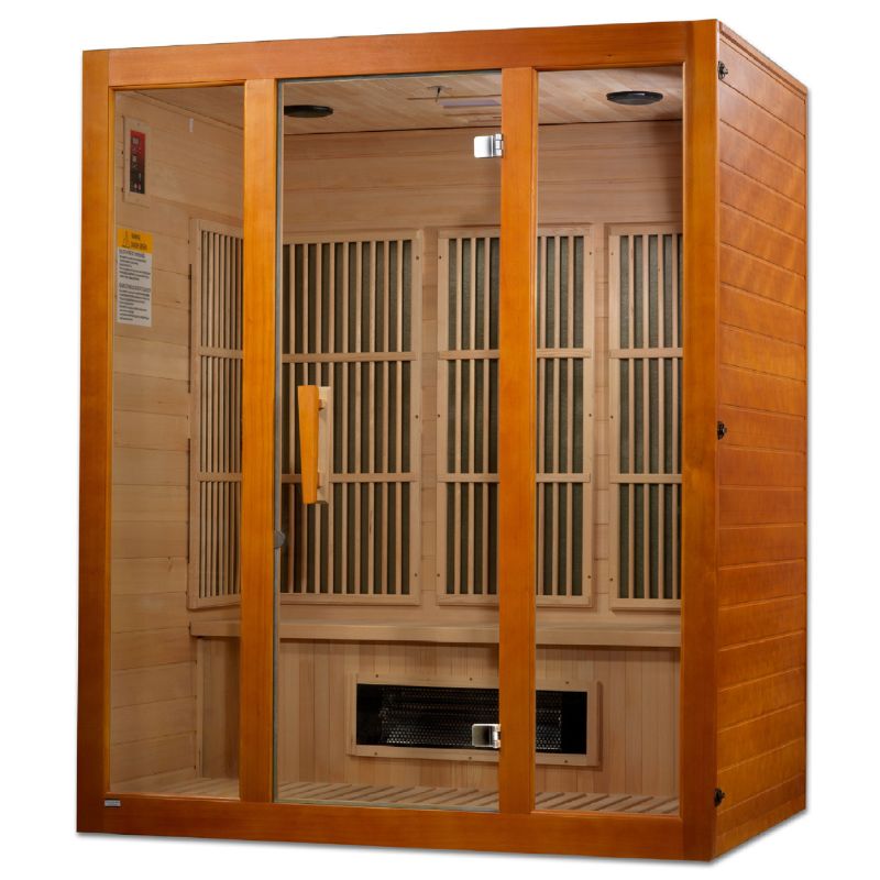 Maxxus Alpine 3-Person Low EMF Far Infrared Sauna MX-J306-02S