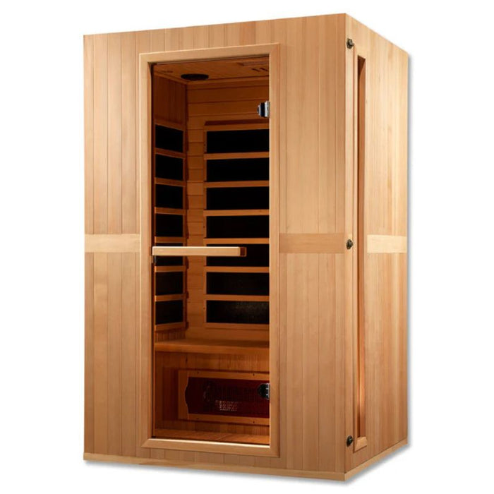 Maxxus Low EMF Infrared Sauna MX-LS2-01 front right angle view
