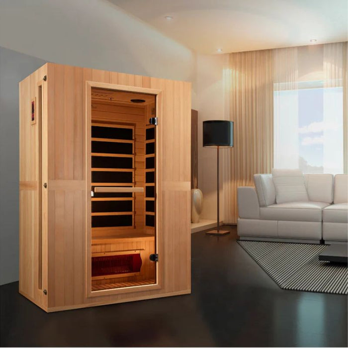 Maxxus Low EMF Infrared Sauna MX-LS2-01 lifestyle room scene