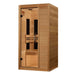 Maxxus S-Line Elite 1-Person Ultra Low EMF Yoga Sauna front right angle view