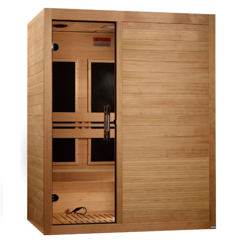 Maxxus S-Line Elite 3-Person Ultra Low EMF Infrared Sauna