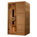 Maxxus S-Line Elite 2-Person Ultra Low EMF Yoga Sauna front right angle view