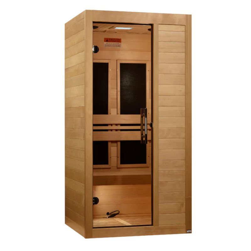 Maxxus S-Line Yoga 1-Person Low EMF Far Infrared Sauna — Strength
