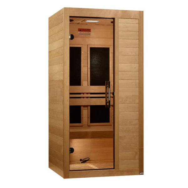 Maxxus S-Line Yoga 1-Person Low EMF Far Infrared Sauna — Strength