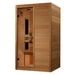 Maxxus S-Line Yoga Sauna MX-S206-01 angled front entry view