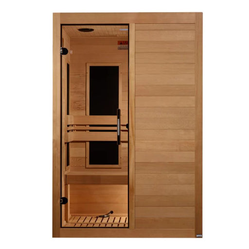 Maxxus S-Line Yoga Sauna MX-S206-01 straight front glass door