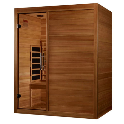 Maxxus S-Line Yoga Sauna MX-S306-01-FS-PC angled exterior