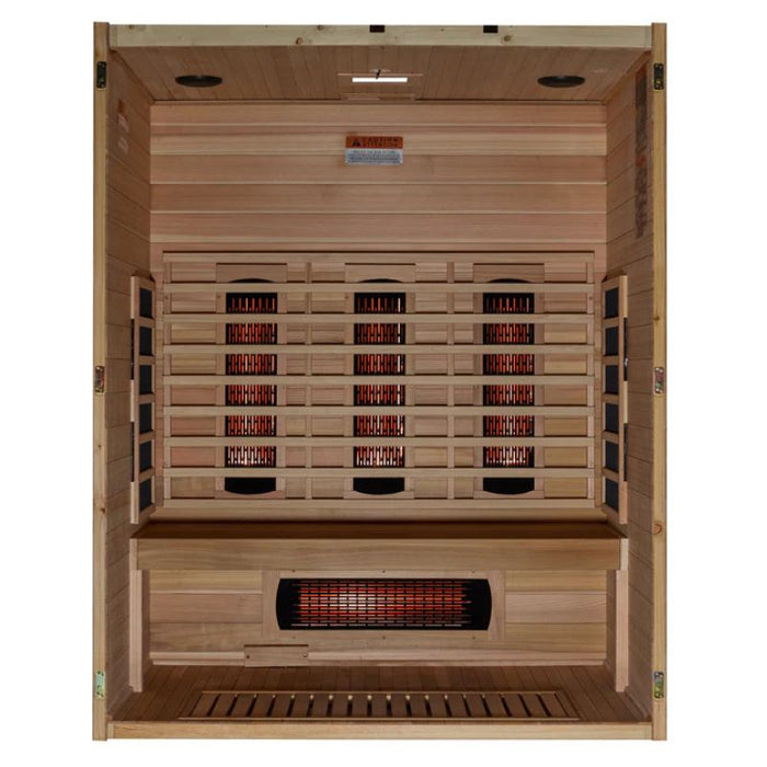 Maxxus S-Line Yoga Sauna MX-S306-01-FS-PC interior heaters