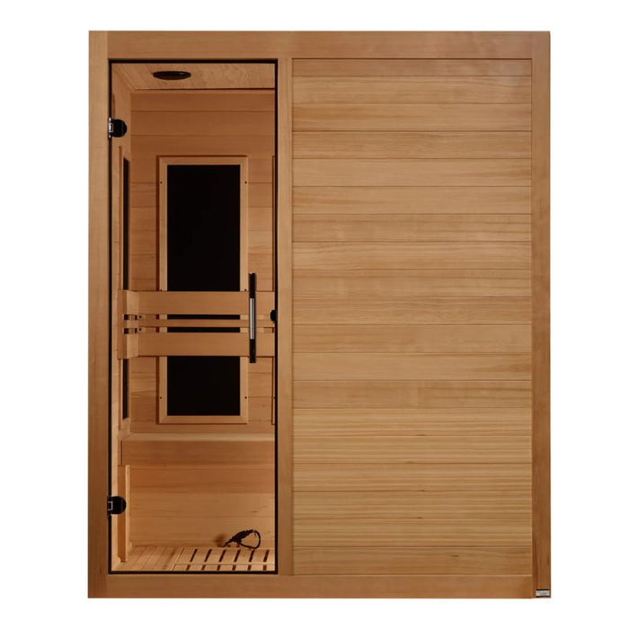 Maxxus S-Line Yoga Sauna MX-S306-01 straight front glass door