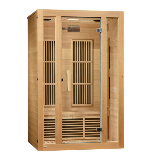 Maxxus Seattle Infrared Sauna MX-J206-01-ZF angled front left view