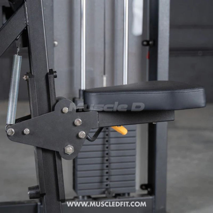 Muscle D Classic V2 Biceps Curl seat pad closeup