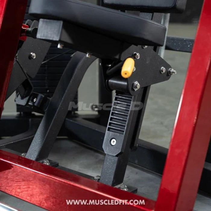 Muscle D Classic V2 Chest Press seat adjustment mechanism