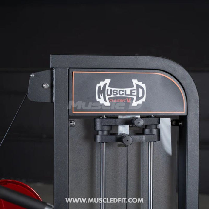 Muscle D Classic V2 Tricep branding instruction placard
