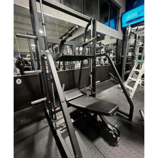 Muscle D Excel Vertical Leg Press on Gym Floor