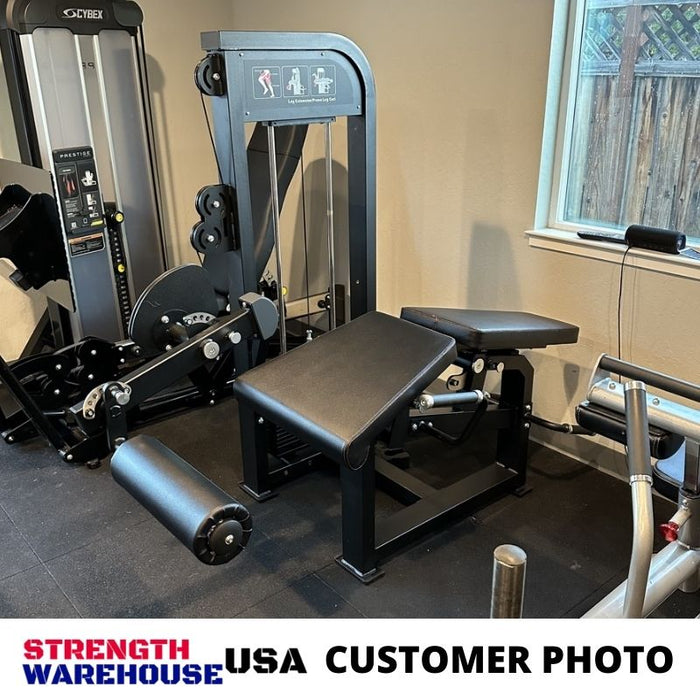 Muscle D Excel Leg Extension Curl EXS-5058 | Strength Warehouse USA Customer Photo