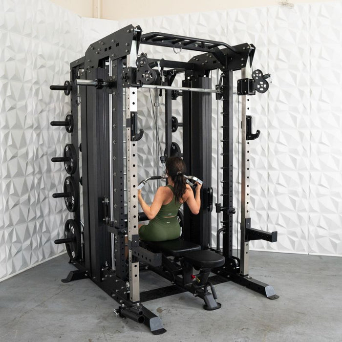 Muscle D Megatron 3 Stack Gym Lat Pulldown Station