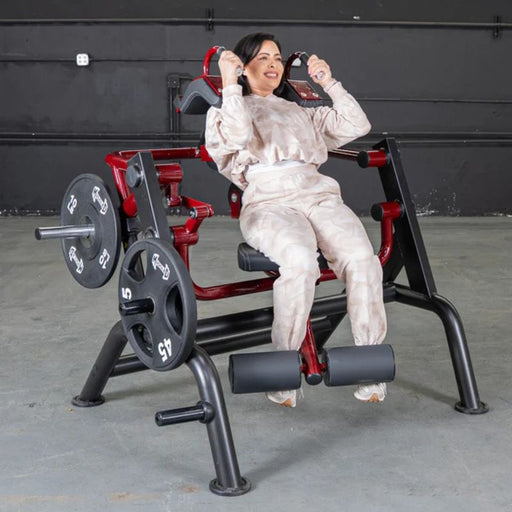 Muscle D Power Leverage V2 Abdominal Crunch female start position