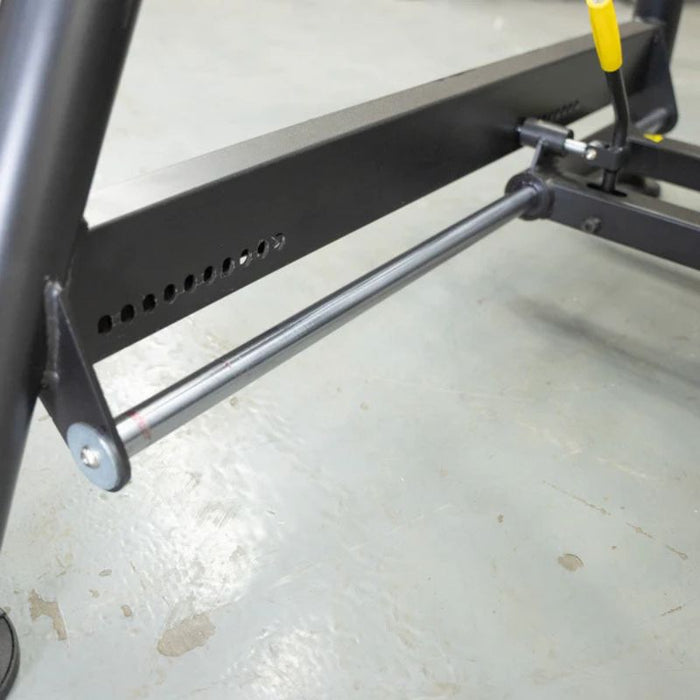 Muscle D Power Leverage V2 Convergent Bench Frame Rail Closeup