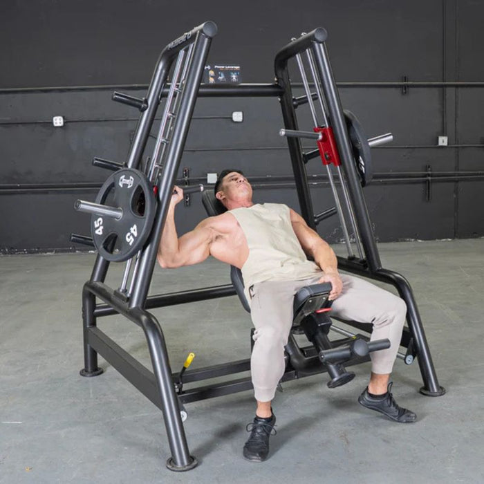 Muscle D Power Leverage V2 Convergent Bench Male Start Position