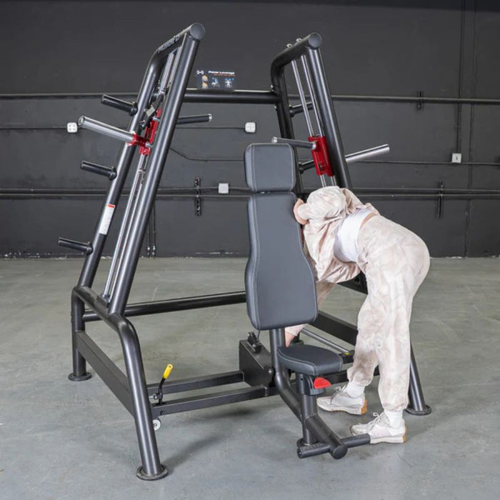 Muscle D Power Leverage V2 Convergent Bench Seat Positioning