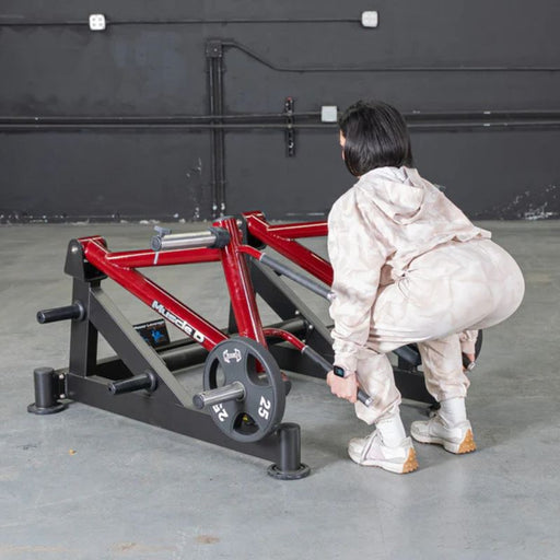 Muscle D Power Leverage V2 Deadlift Shrug female deadlift squat position