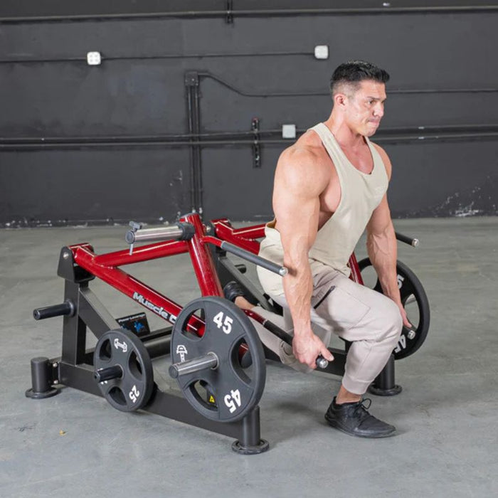 Muscle D Power Leverage V2 Deadlift Shrug male deadlift position