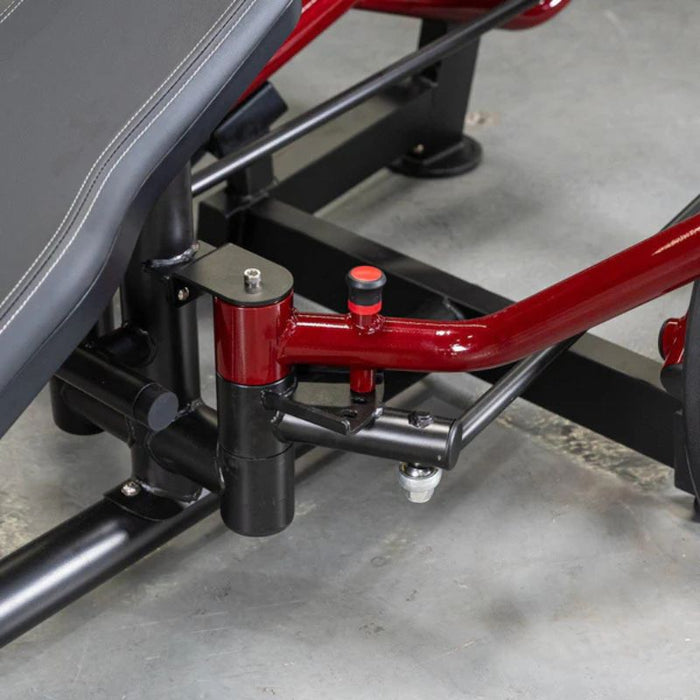 Muscle D Power Leverage V2 Decline Chest Fly Arm Pivot Detail