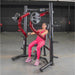 Muscle D Power Leverage V2 Decline Chest Press Female Front Rep