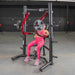 Muscle D Power Leverage V2 Decline Chest Press Female Press Position