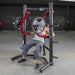 Muscle D Power Leverage V2 Decline Chest Press Male Side Rep