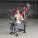 Muscle D Power Leverage V2 Front Lat Pulldown male user start position