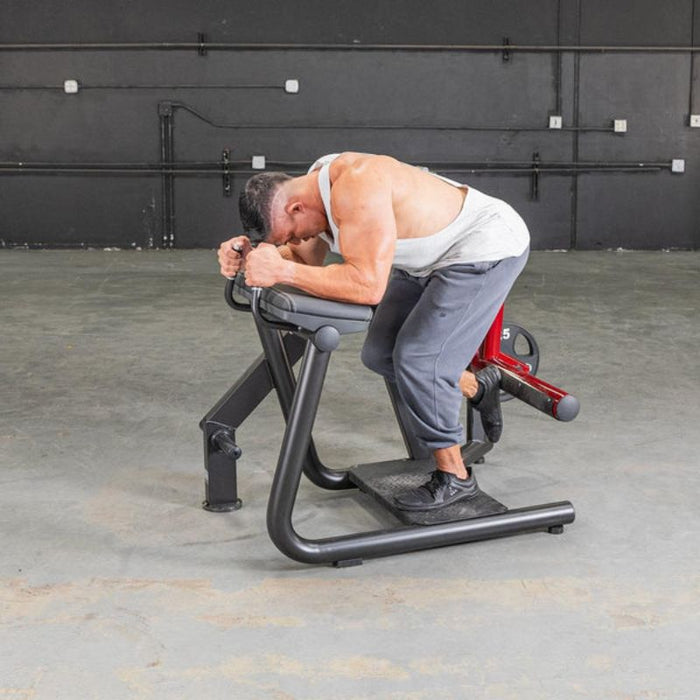 Muscle D Power Leverage V2 Glute Kick Man Starting Position