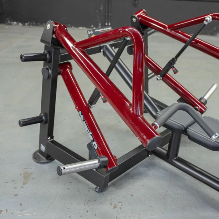 Muscle D Power Leverage V2 Horizontal Chest Press Frame Closeup